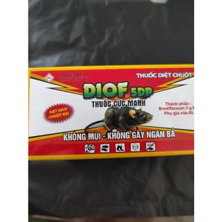 10gói Thuốc diệt chuột Diof 5DP cực mạnh gói 3gram