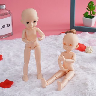 Búp bê bjd 26cm cơ thể và đầu búp bê bjd tự trang điểm không có đầu trang điểm diy