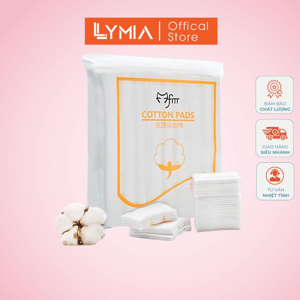 Túi Bông Tẩy Trang Cotton 222 Miếng Hàng Nội Địa Trung