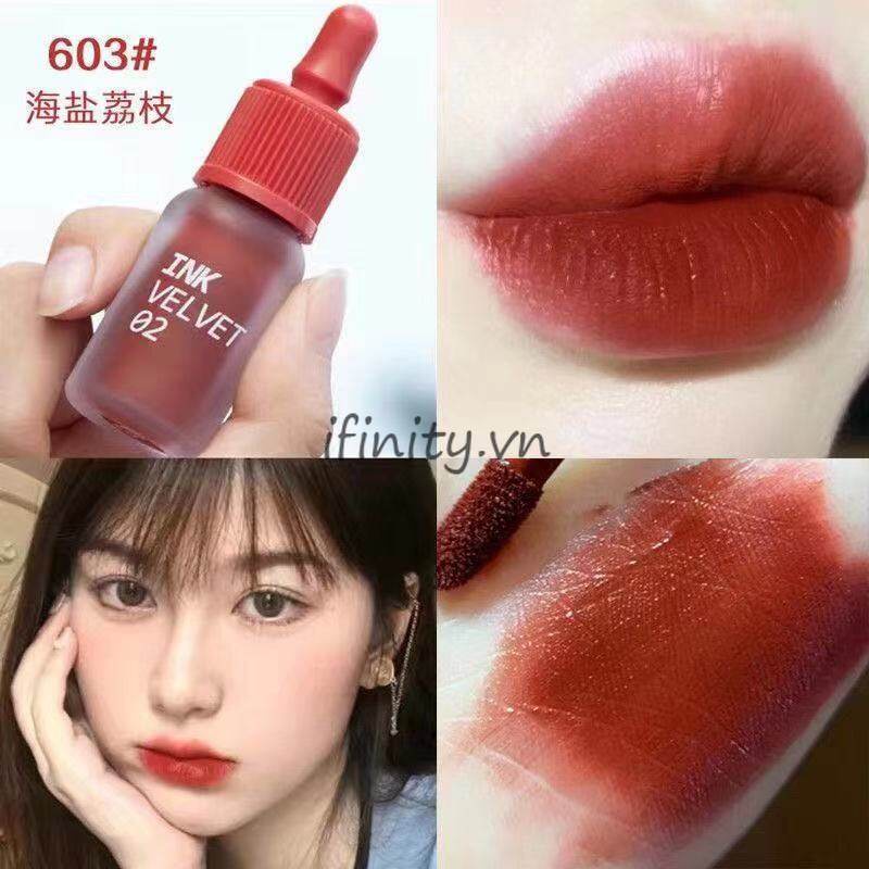 [Hàng mới về] Son môi DAIMANPU kết cấu mờ dưỡng ẩm mềm mại kháng nước trang điểm lâu trôi
