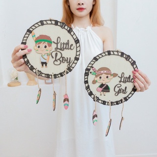 Bảng Gỗ Trang Trí Phòng Bé Style Thổ Dân