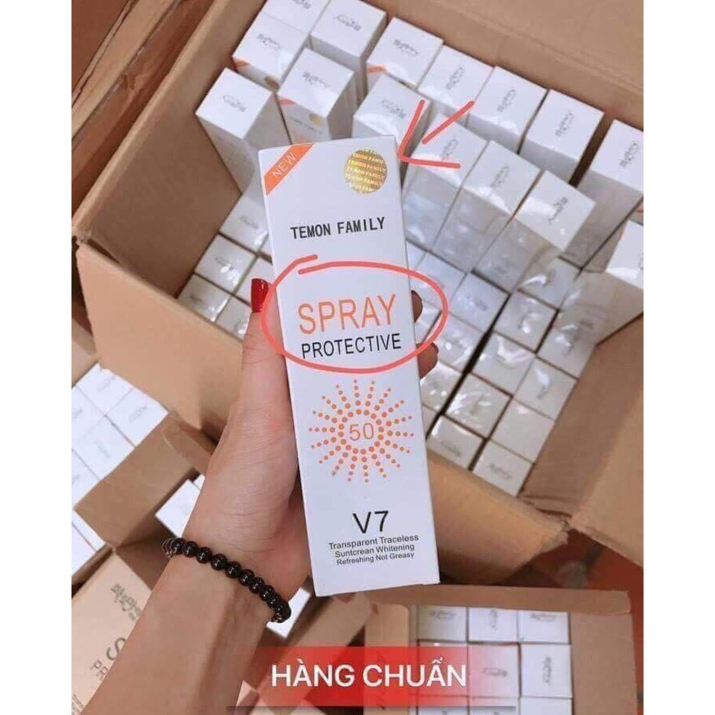 Xịt Chống Nắng Sun Screen V7 Magic Flowers