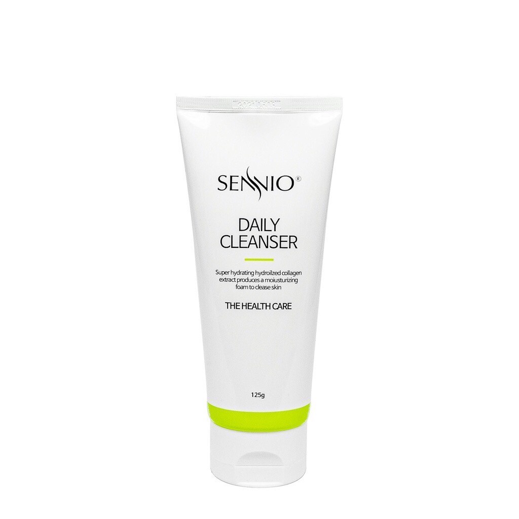 Sữa Rửa Mặt Tạo Bọt Dịu Nhẹ Cấp Ẩm Trắng Da SENNIO Daily Cleanser 125ML