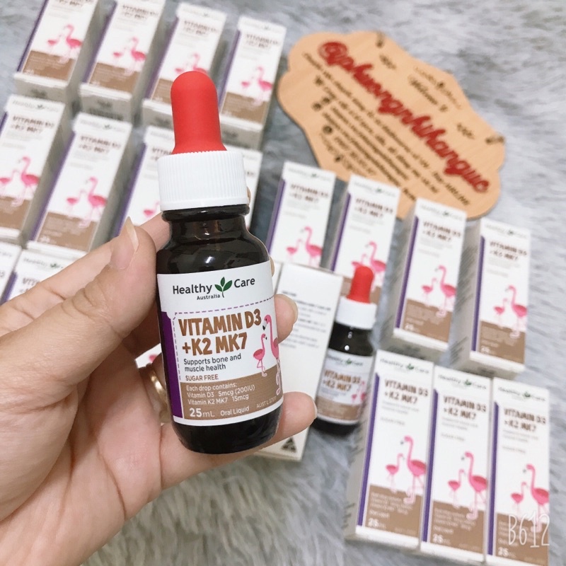 BỔ SUNG VITAMIN D3K2 MK7 HEALTHY CARE CHO TRẺ SƠ SINH DATE 2024