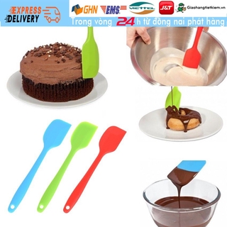 【Trong 24h gửi hàng】phới dẹt Trộn Bột Silicon Cao Cấp Spatula Dụng cụ làm bánh