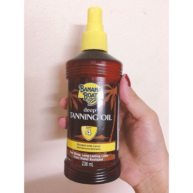 BANANA BOAT DARK TANNING OIL Dầu Phơi Nắng Dark Tanning Oil Banana Boat SPF15