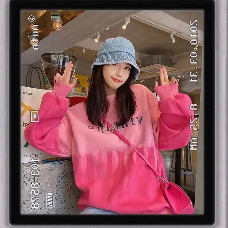 Áo Sweater Mỏng Dáng Rộng Màu Gradient Phong Cách Hàn Quốc Thời Trang Thu Đông Dành Cho Nữ 2021 | BigBuy360 - bigbuy360.vn