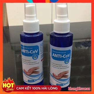 Nước Rửa Tay Khô Tinh Dầu Sả Chanh Anti-CoV (100ml) Nhỏ Gọn