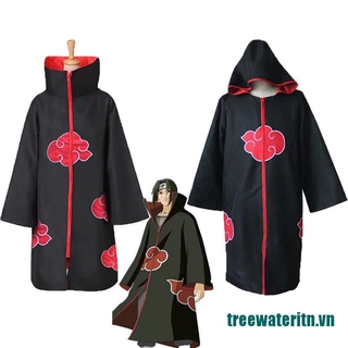 Áo Choàng Hóa Trang Nhân Vật Anime Akatsuki itachi Chất Lượng Cao