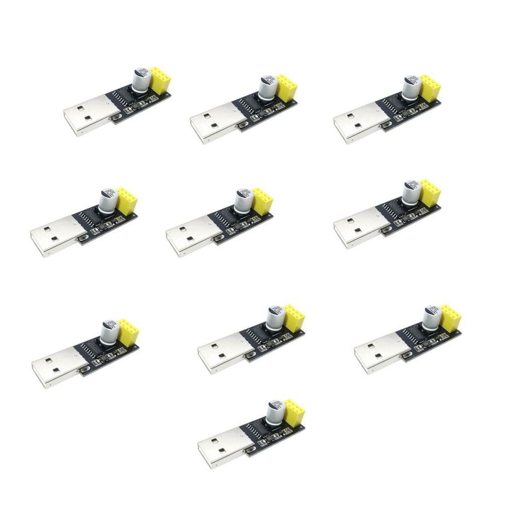 Set 10 Mô Đun Wifi Không Dây Usb Sang Esp8266 Chuyên Dụng Cho Máy Tính / Điện Thoại