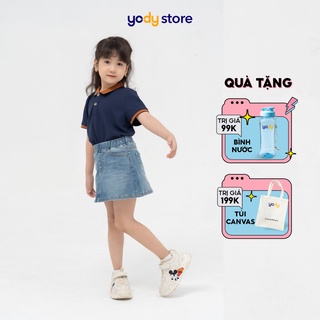 Áo phông polo trẻ em YODY chất liệu cafe cao cấp thoáng mát an toàn cho bé trai và bé gái APK5179