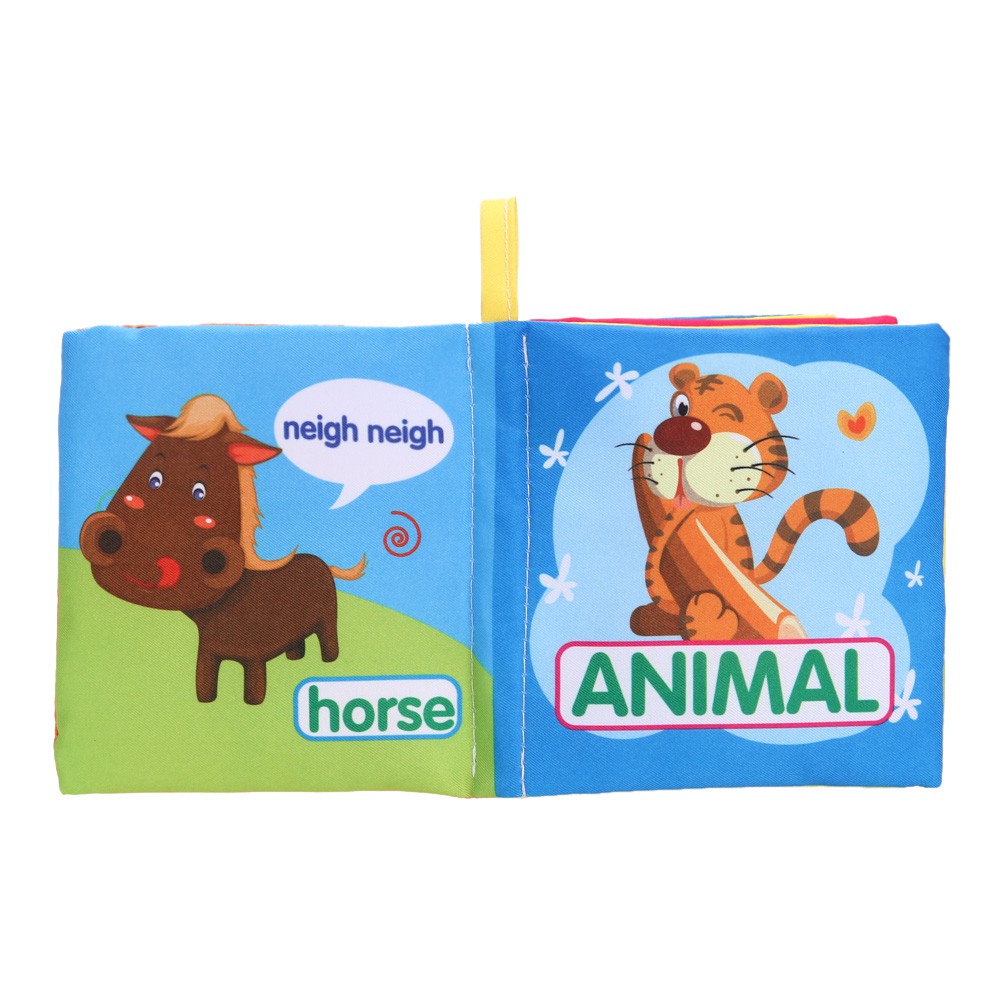 Sách vải mềm in hình hoạt hình ngộ nghĩnh cho bé