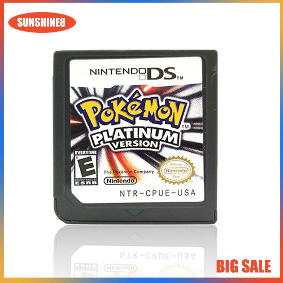 【SUN】Platinum Version Game Card For DS 2/3DS NDSI NDS For NDSL Lite Accessories