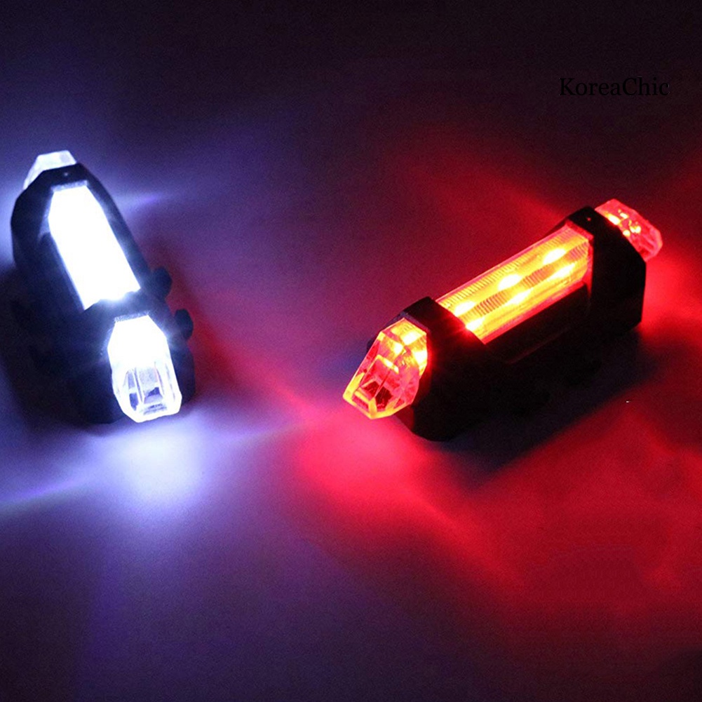 Đèn LED Cảnh Báo Gắn Đuôi Xe Đạp Có Thể Sạc Lại Bằng Cổng USB