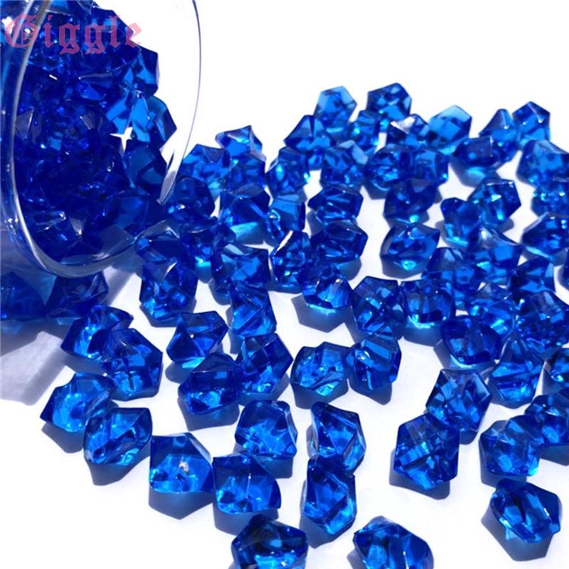 Túi 150 hạt pha lê nhựa nhiều màu bắt mắt trang trí đa năng