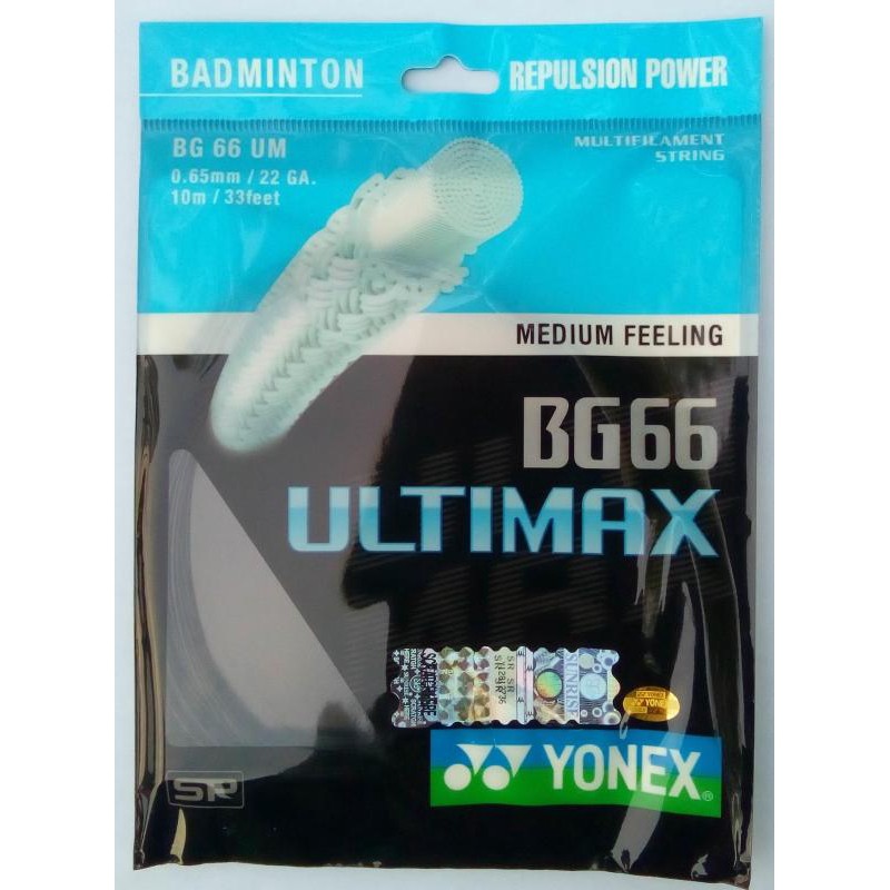 YONEX Badminton String BG66 ULTIMAX (0.65mm)