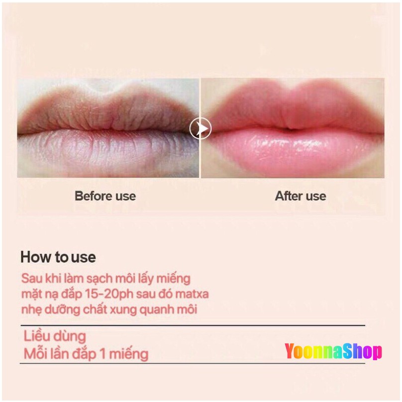 MẶT NẠ MÔI HOA HỒNG ZOZU DƯỠNG ẨM MỀM MÔI CĂNG MỌNG, HỒNG TỰ NHIÊN