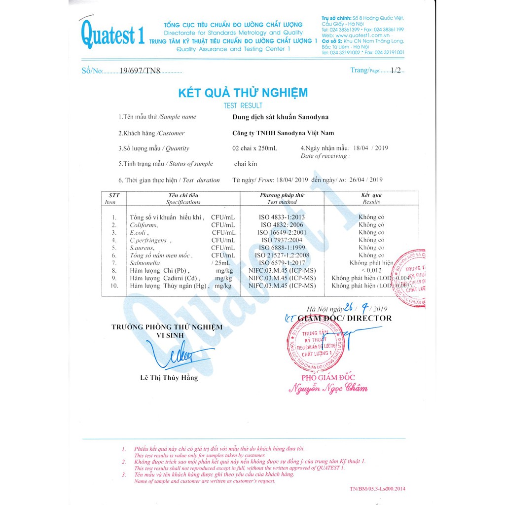 Combo sát khuẩn thương hiệu Sanodyna đến từ ITALIA, đạt tiêu chuẩn Châu Âu Combo best seller