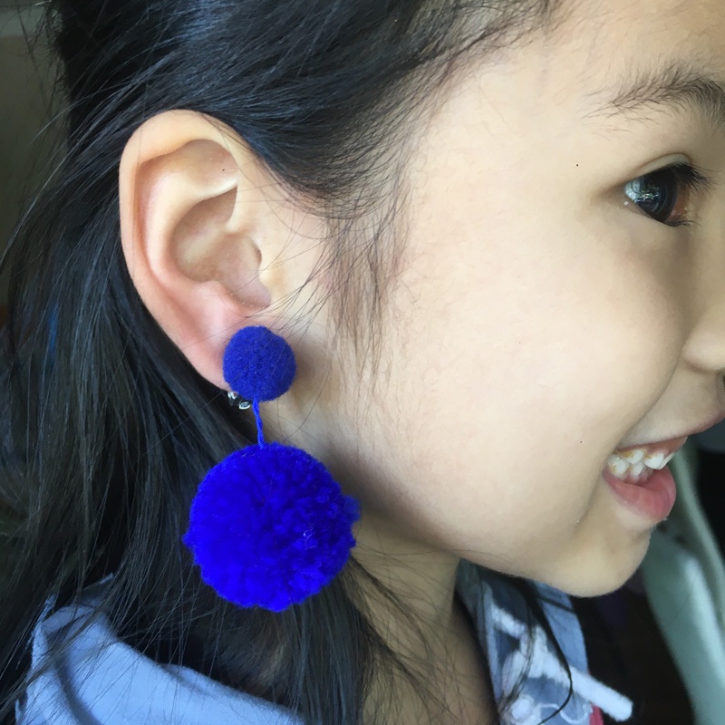 Mới Đôi Khuyên Tai Nhựa Màu Xanh Lá Cây Hóa Trang Encanto Mirabel