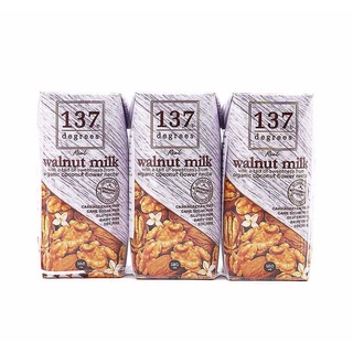 Sữa hạt óc chó nguyên chất 137 degrees 180ml (lốc 3 hộp