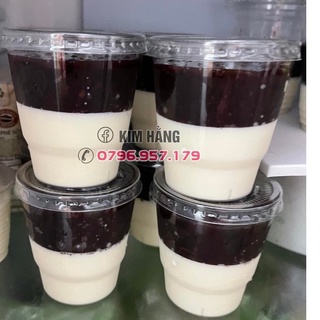 100 Ly hàng không đựng tiramisu, panna cotta , mousse  kèm nắp bằng