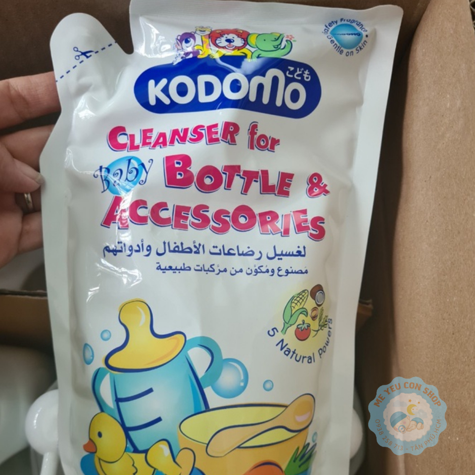 [CHÍNH HÃNG] Nước rửa bình sữa KODOMO ( Túi 700ml/ Chai 750ml) (katydang)