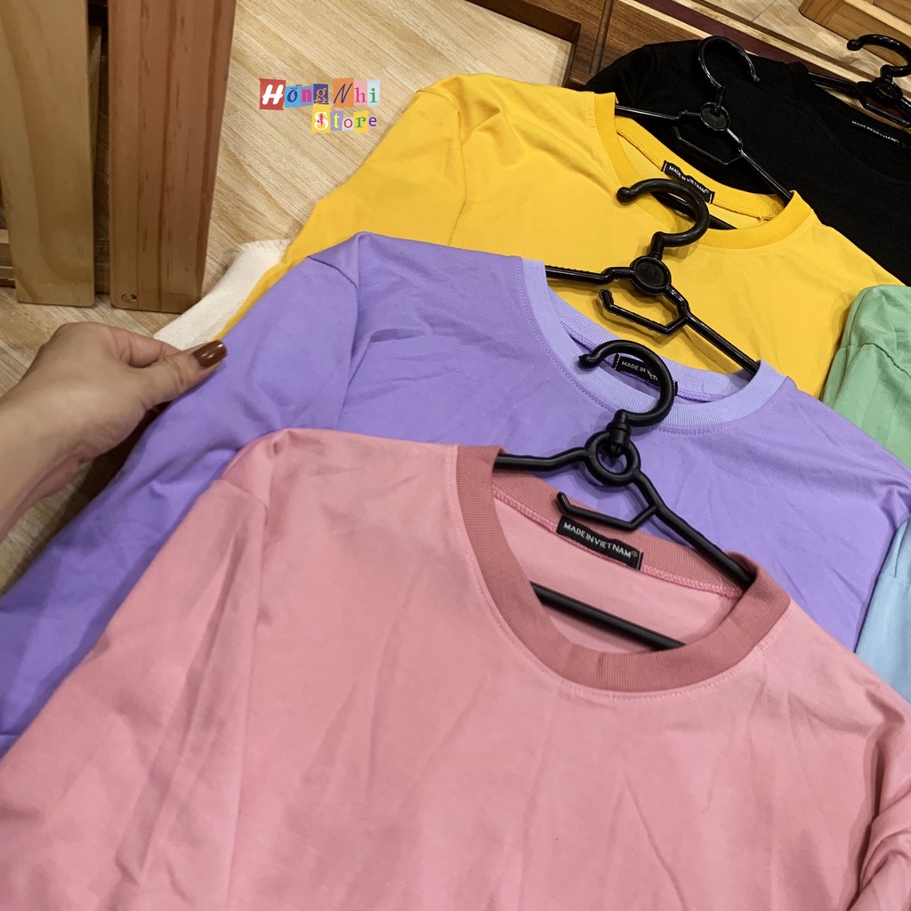 Áo Croptop Trơn Tay Dài Dáng Rộng Xanh Bơ Long Tee Ulzzang - MM