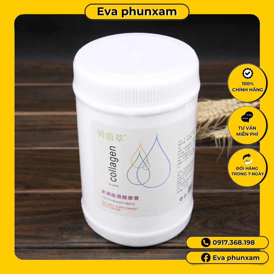 Kem massage colagen 1kg dùng trong spa thẫm mỹ viện