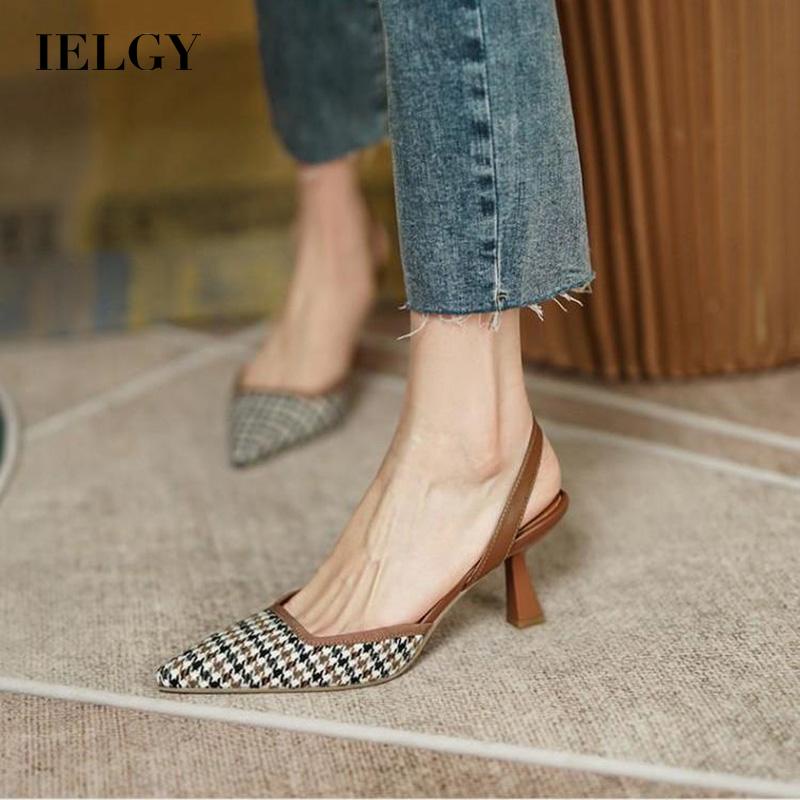 Xăng đan Mũi Nhọn Phong Cách Pháp Cổ Điển Thời Trang Mùa Hè