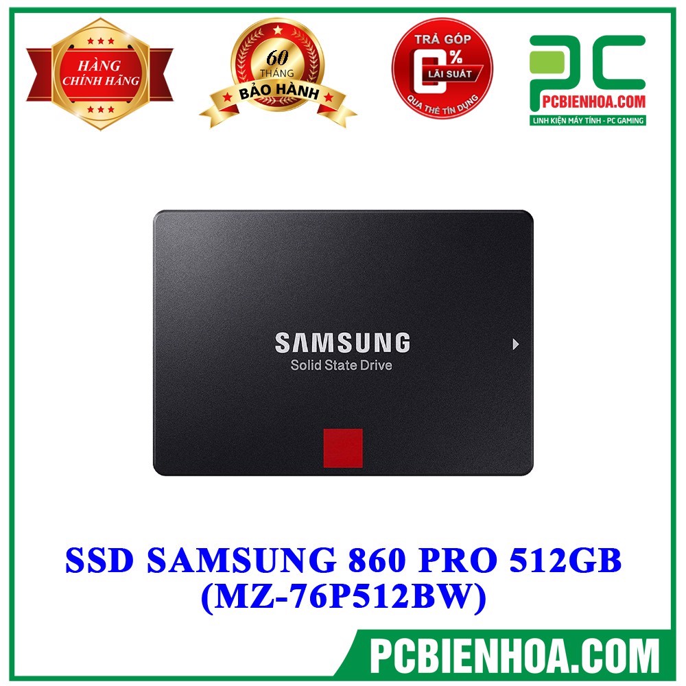 Ổ cứng SSD SAMSUNG 860 PRO 512GB (MZ-76P512BW)