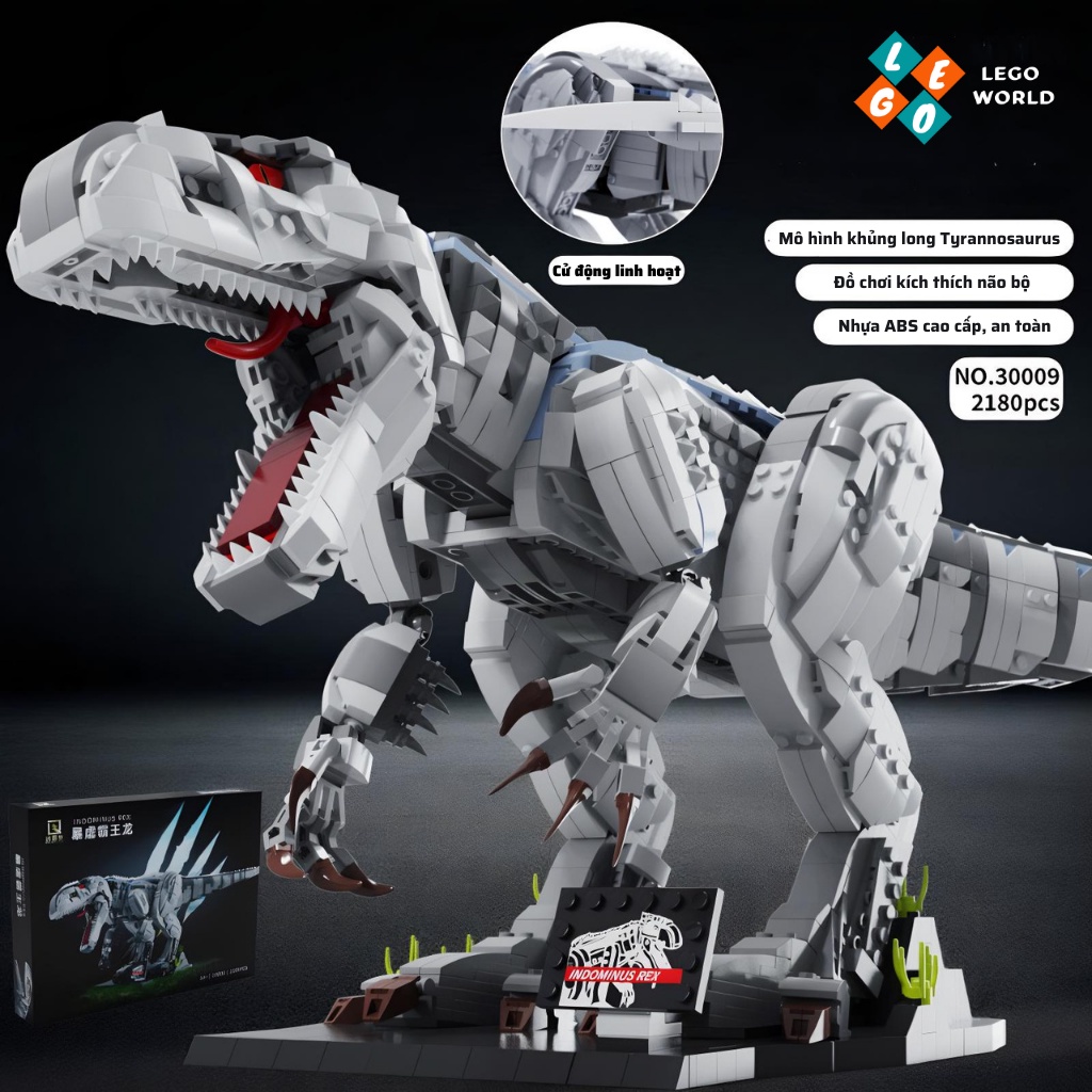 Đồ Chơi Lắp Ráp Mô Hình Lego Khủng Long T Rex 30009 – shop Lego World