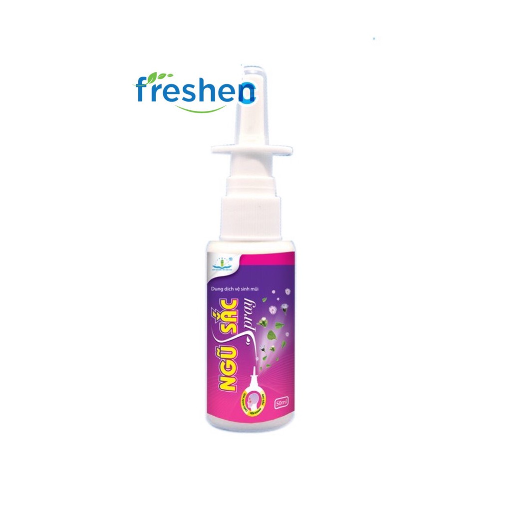 Dung Dịch Vệ Sinh Mũi Ngũ sắc Spray (50ml) Hỗ Trợ Viêm Xoang Viêm Mũi Dị Ứng