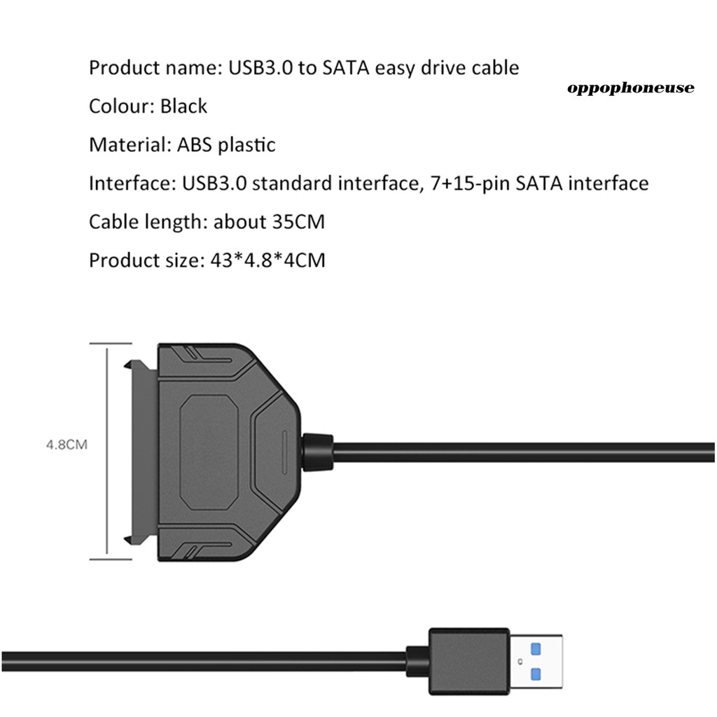 Cáp Nối Ổ Cứng Xdnxlx Usb 3.0 Sang Sata 5gbps Cho 2.5 Inch Hdd / Ssd