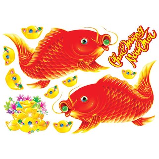 Bộ Hình Dán Nổi  Trang Trí Tết 2022