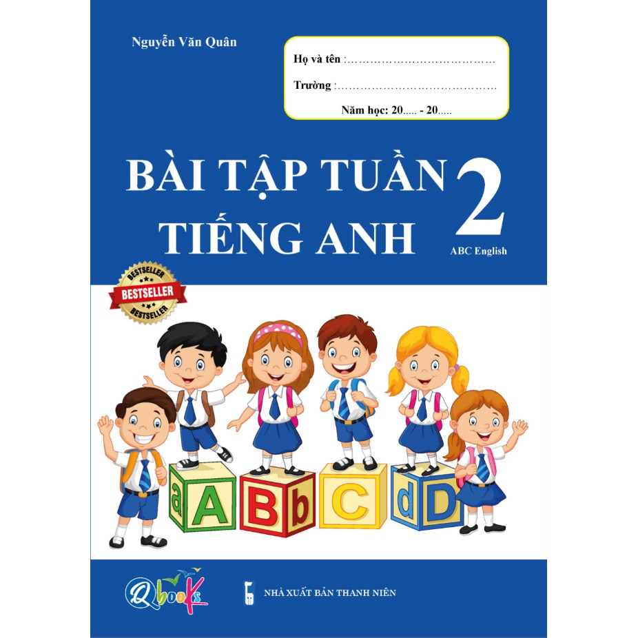 Sách - Bài Tập Tuần Tiếng Anh 2 - Cả Năm (1 cuốn)