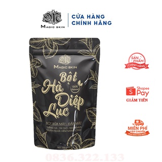 [ HÀNG CHÍNH HÃNG ] Bột Hà Diệp Lục  Rửa mặt Đắp Mặt  Thiên Nhiên MAGIC SKIN cho da sáng sạch