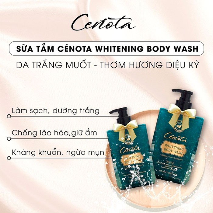 Sữa tắm Whitening Body Wash Bí quyết dưỡng da từ thiên nhiên