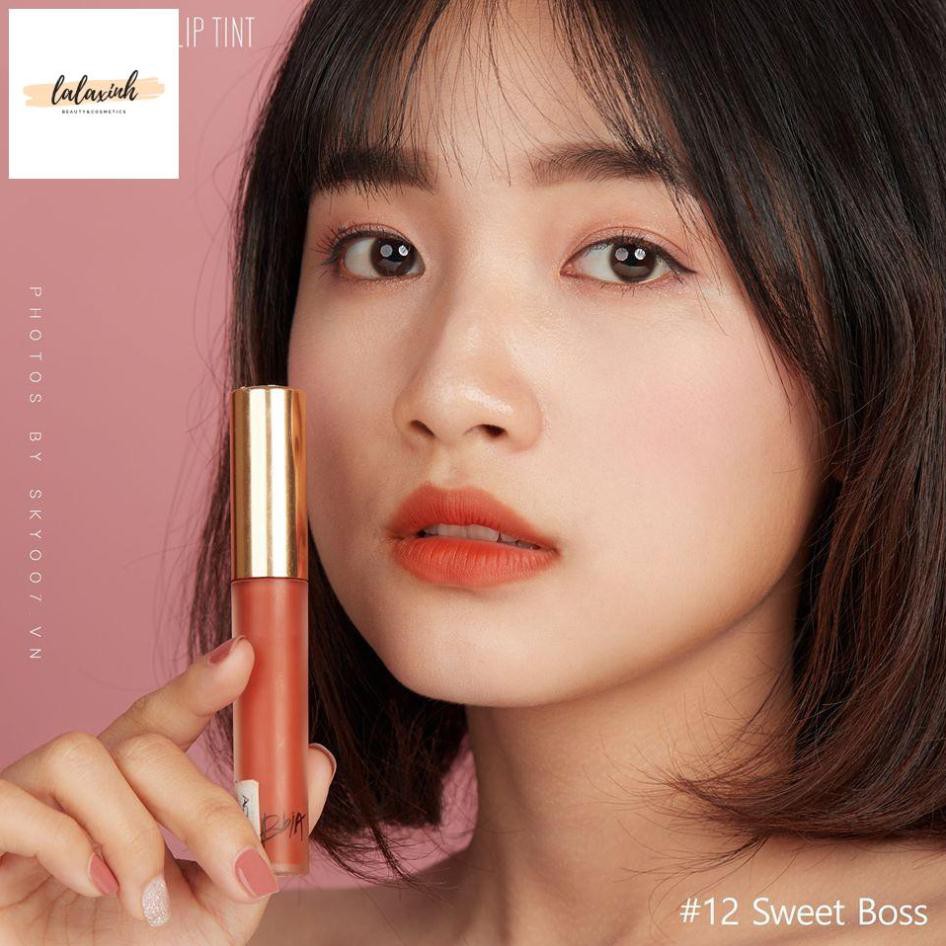 (Chính Hãng) Son Kem Lỳ BBia Last Velvet Lip Tint #12 Cam Cháy