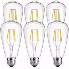 Bóng đèn LED Edison ST64 ánh sáng vàng dùng được (dimmer led) 4W