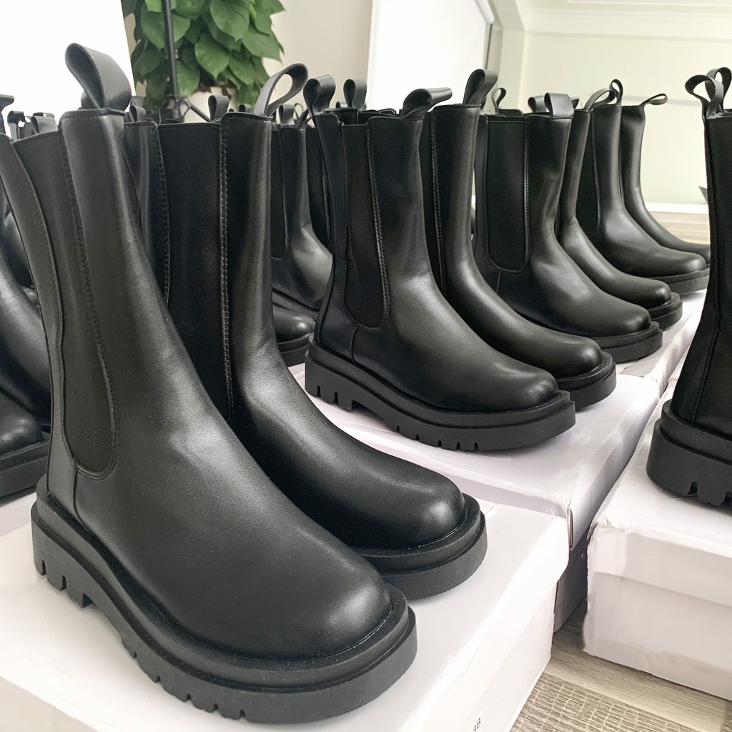 Giày Boots cổ cao nữ