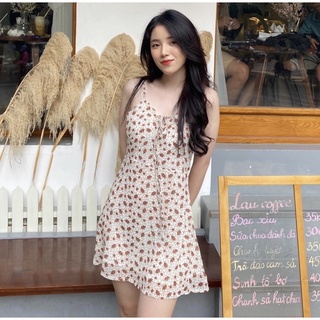 Đầm dây ERRORIST keeping cool hoa nhí