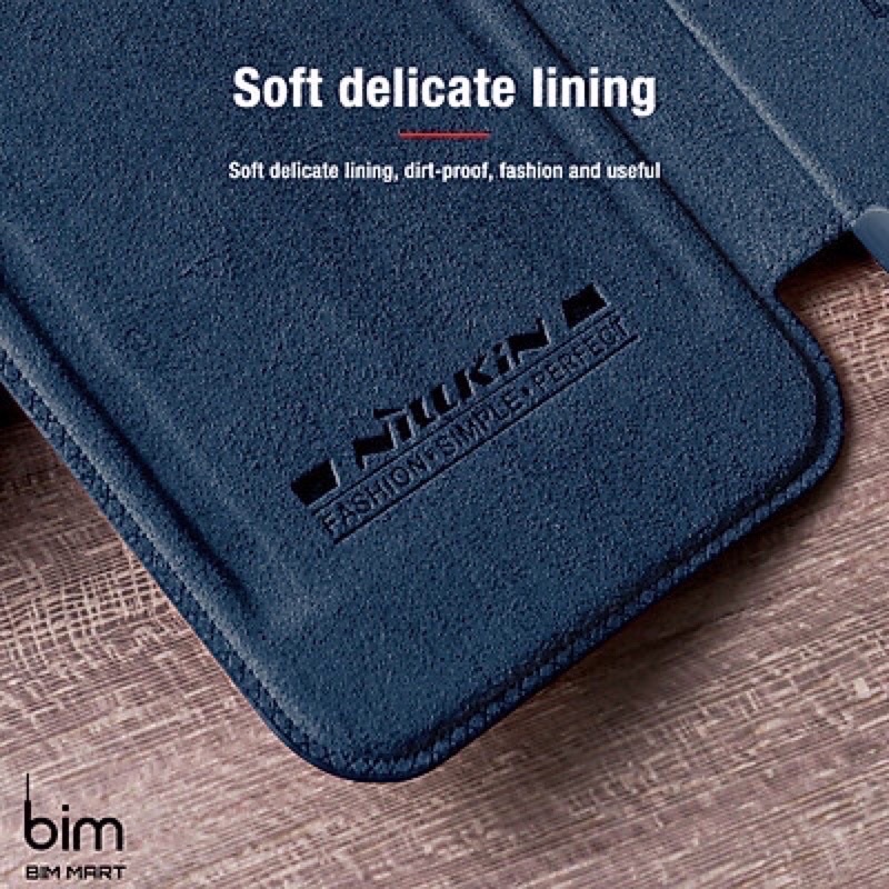 Bao da Nillkin Qin Pro che cam iphone 15/ ip15 pro/ ip1 5plus/ ip15 pro max