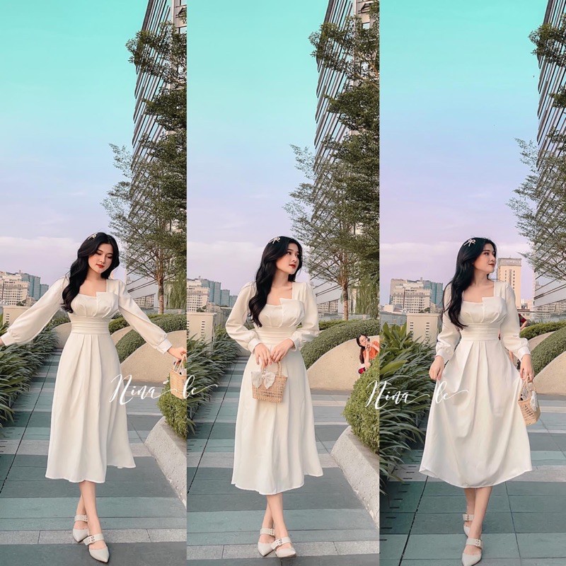 [Mã SKAMA06 giảm 8% tối đa 50K đơn 250K] Đầm tiểu thư bigsize 60=>90kg | BigBuy360 - bigbuy360.vn