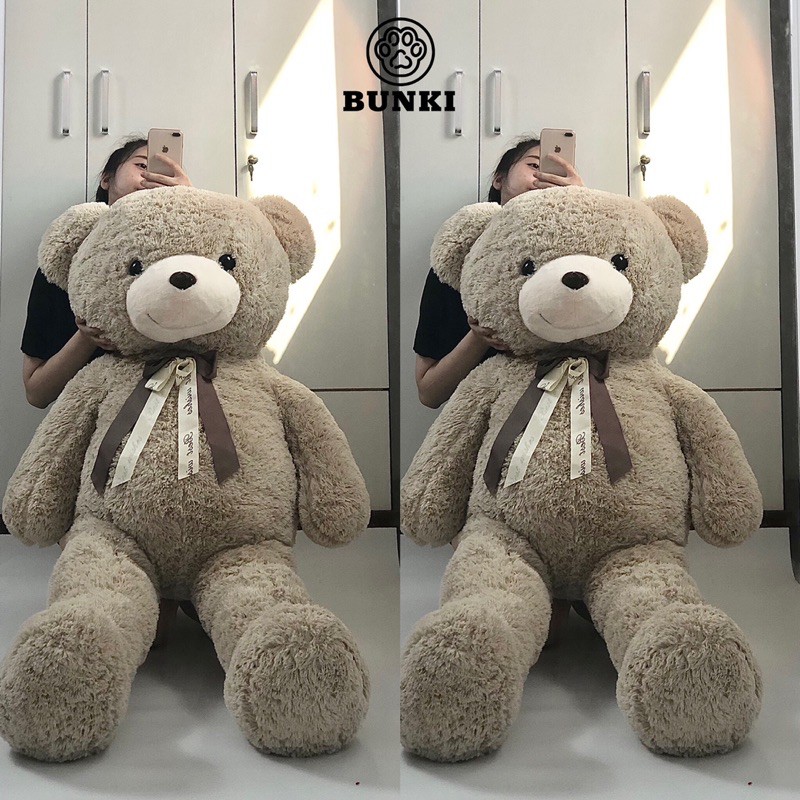 GẤU BÔNG TEDDY SWEET HUG 140CM KHỔ VẢI CAO CẤP BUNKI