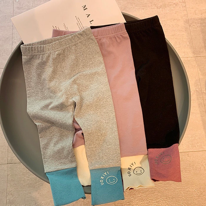 Quần legging thời trang xuân thu mới dành cho bé gái 2021