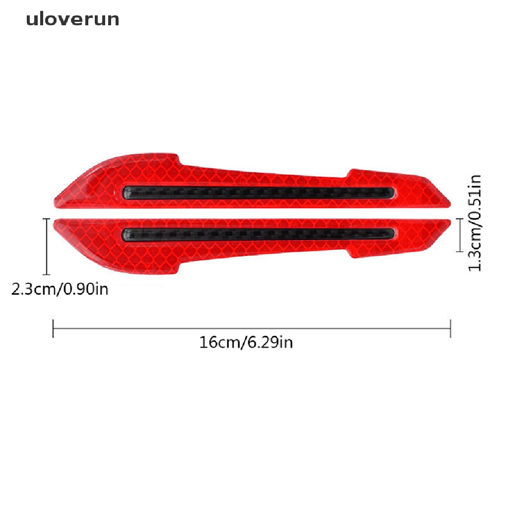 Bộ 2 Miếng Dán Phản Quang Cảnh Báo An Toàn Dành Cho Xe Hơi