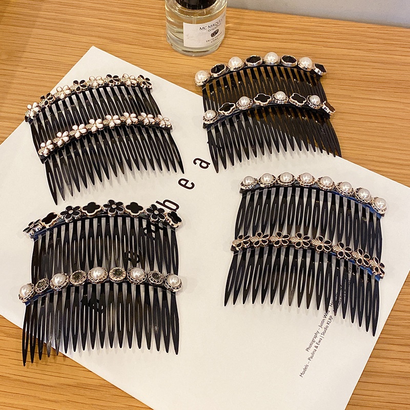 Lược cài tóc đính ngọc trai thời trang Hàn Quốc cho nữ