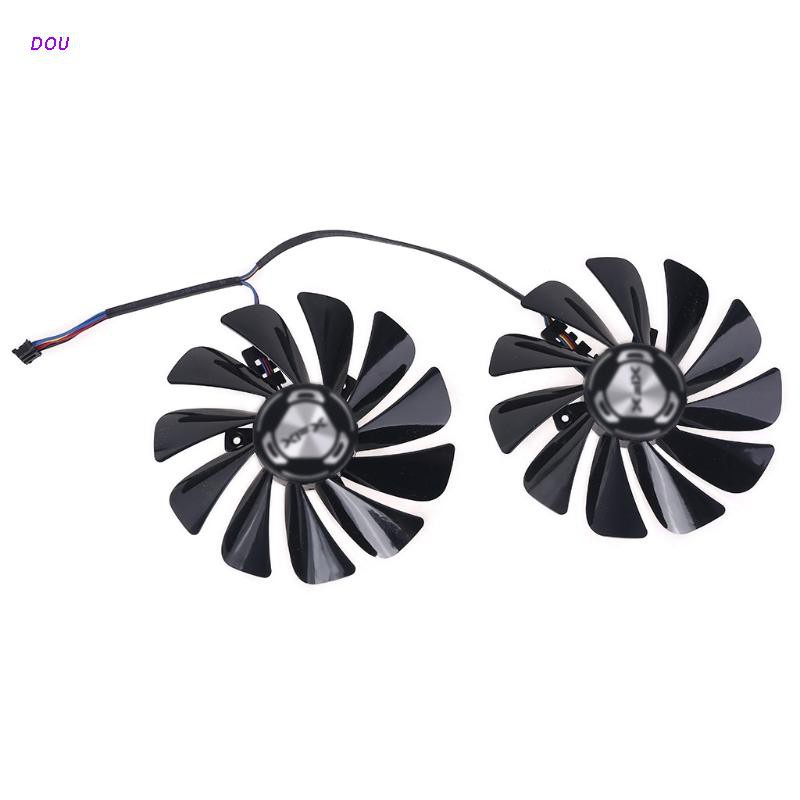 Set 2 Quạt Tản Nhiệt 95mm Fdc10U12S9-C Rx5700 Xt Gpu Cho Xfx Rx 5600 5700 Xt Raw Ii