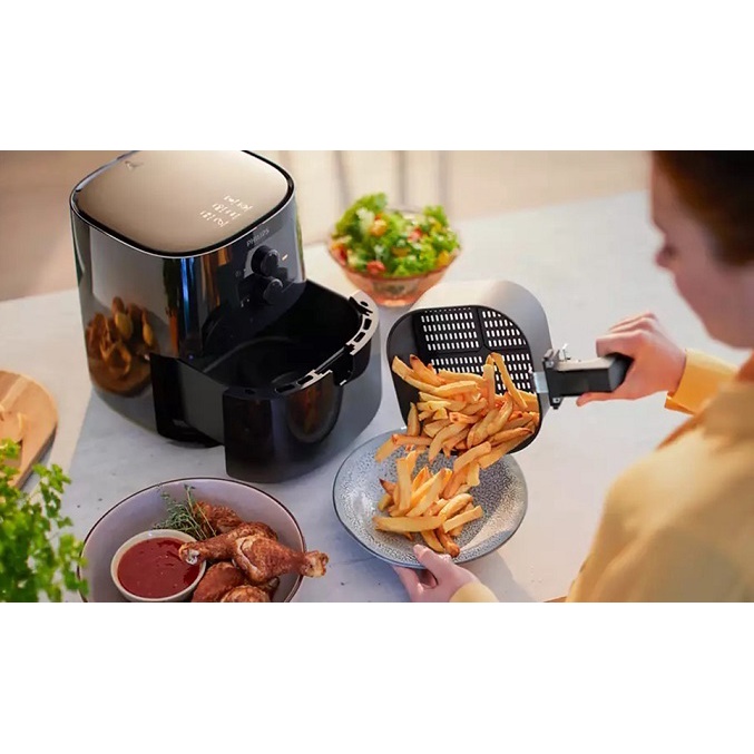 Nồi chiên không dầu Philips HD9200 - 4.2L, công nghệ Rapid Air, bảo hành 2 năm | Hàng chính hãng