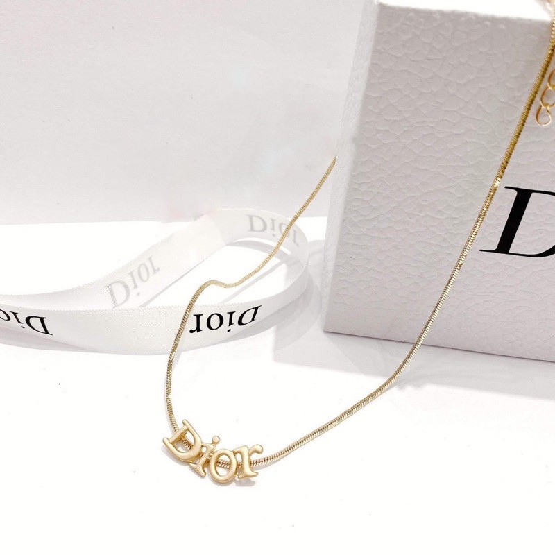 Choker DI0r siêu mảnh, Vòng Cổ DIOr Thời trang Cao Cấp sang chảnh Ảnh Thật, Hàng Có Sẵn Giao Hàng Nhanh Chóng